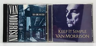 Van Morrison Cd Lot ~ Keep It Simple & Too Long In Exile ~ Ball & Chain ~ Soul • $12.95