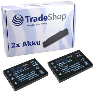 £17.83 • Buy 2x Battery For Toshiba Camileo H-10 H-20 P-10 P-20 P-30