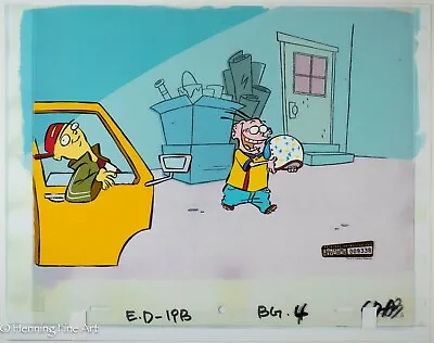 Ed Edd N Eddy Animation Cel Hand Painted & FINE With COA 1/4 • $1300