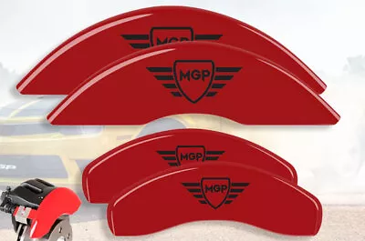 2009-2018 Mercedes Benz G550 Front +Rear Red Black MGP Brake Disc Caliper Covers • $224.10