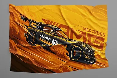 Mercedes Benz AMG Car Banner Flag 3x5 Ft Garage Racing Automotive Artwork • $16.89