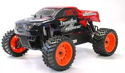 $229.95 • Buy Exceed RC ThunderFire 1/16 Nitro Gas RTR Remote Control Off Road Truck Sava Red