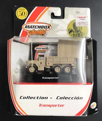 Matchbox Collection 50th Anniversary Army M34 2.5 Ton Military Transporter 97056 • $38.99