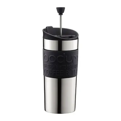 Bodum Travel French Press Stainless Steel Plunger Cup 350ml • $49