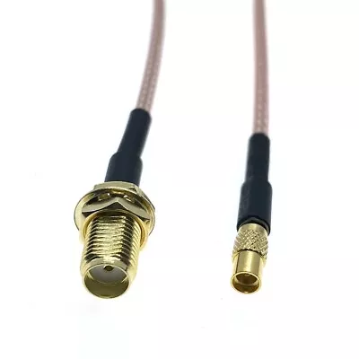 MMCX Female Jack To SMA Female Jack Nut RG316 Cable Pigtail Connector Coaxial • $3.12