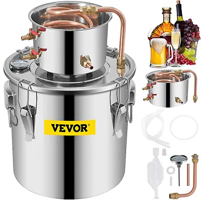 VEVOR 2 Pot 3 Gal 12L Moonshine Still Distillery Kit Water Alcohol Distiller • $66.59