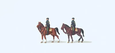 Preiser 79149 N Scale 1:160 Mounted Police USA / Policemen On Horses • $17.93