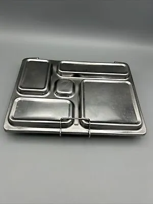 Preowned PlanetBox ROVER Classic Stainless Steel Lunch Box 5 Compartments Bento • $20