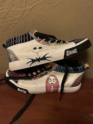 The Nightmare Before Christmas Shoes Sneakers Womens Size 7 Used  DISNEY • £19.28