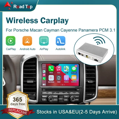 $269.69 • Buy Wireless Carpaly Android Auto For Porsche Macan Cayman Cayenne Panamera PCM 3.1