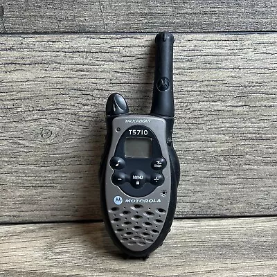 Motorola Talkabout T5710 1 Replacement Two Way Radio Black SINGLE ONLY • $14.99