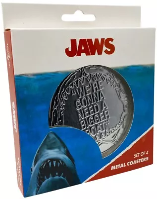 £9.99 • Buy Jaws Metal Coasters | Officially Licensed New