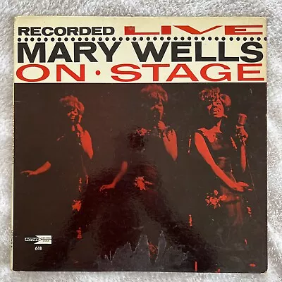 Mary Wells-on-stage  Live  Original U.s.press 1963 Mt-611 Vg Lp!!! • $38.98