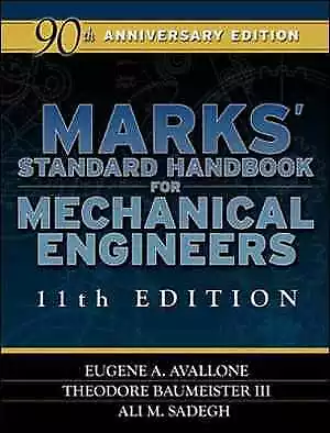 Marks' Standard Handbook For - Hardcover By Avallone Eugene A.; - Very Good • $123.30