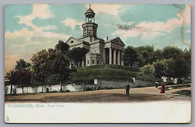 Warren County Court House RAPHAEL TUCK  Mississippi MS Vicksburg 1907 Postcard • $2.99