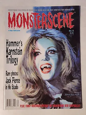 Summer 1996 Monsterscene #8 Horror Magazine Vampirella Jack Pierce Carmilla • $9.99