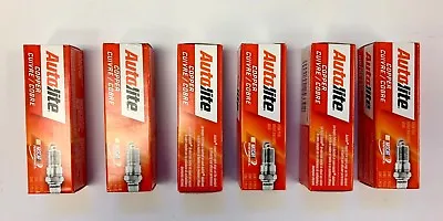 For 1935 -1954 Chrysler DeSoto: 6 Cylinder Spark Plugs Autolite Plugs • $24