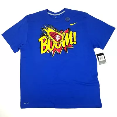 NWT Manny Pacquiao Blue Boom Shirt Dri Fit Size XXL 2XL Boxing Pac Man • $149.99