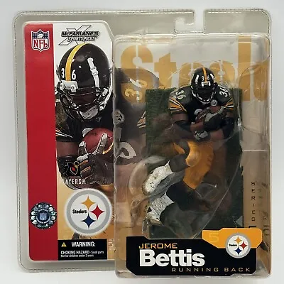 Jerome Bettis Series 5 McFarlane SportsPicks Action Figure 2002 Black Jersey  • $29.99