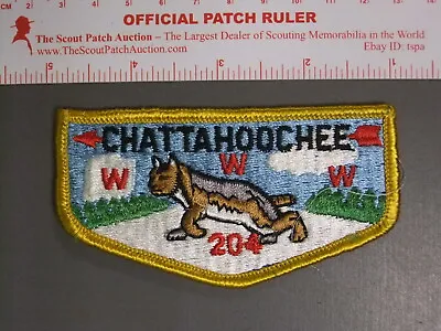 Boy Scout OA 204 Chattahoochee Vigil Flap 6936MM • $12.49