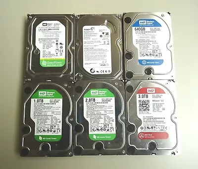 160GB 200GB 250GB 300GB 500GB 750GB 1TB 2TB 3.5  SATA PC Hard Drive HDD Lot • £21.99