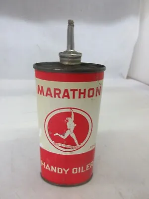 Vintage Advertising  Marathon    Handy Oiler Tin   Collectible   D-11 • $139