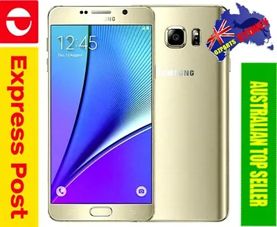 NEW Samsung Galaxy Note 5 SM-N9200 Unlocked Smartphone 32GBBLUE AUS Stock • $251.95