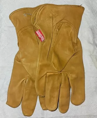 Vintage Marlboro Brown  100% Genuine Leather Gloves Size S/M • $8.99