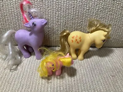 Vintage Lot Of 3 My Little Pony G1  Figures Pony - 1980’s Butterscotch • $20