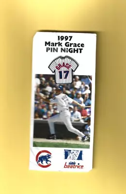 Chicago Cubs Pin Mark Grace And #17 Jersey Pin • $10