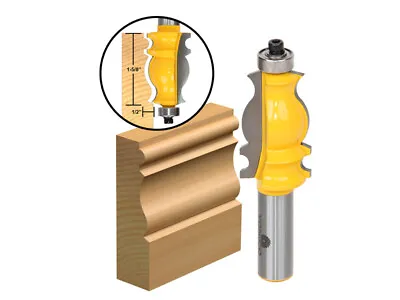 1-5/8  Architectural Molding Router Bit - 1/2  Shank - Yonico 16131 • $19.95