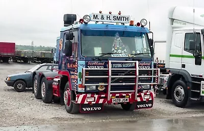 Truck Photo - M & H Smith Longtown Volvo Fl10 Lorry H128 Jsw • £0.90