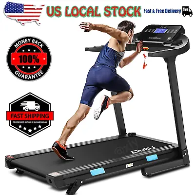 3.25HP Treadmill With Incline Folding Electric Running Machine 300 Lbs Capacity • $388.99