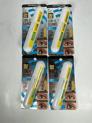 4 MAYBELLINE THE COLOSSAL CURL BOUNCE  WATERPROOF MASCARA 365 Very Black • $29.99