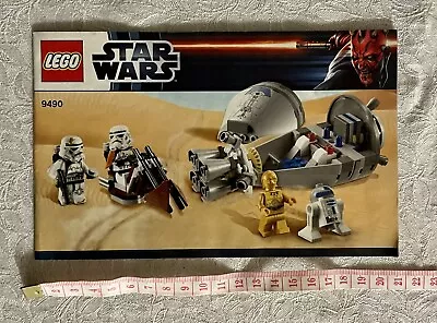 Lego Rare Original Droid Escape 9490. Instructions ONLY Great For Collectors. • $5.99