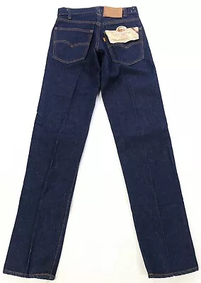 Rare VTG LEVI’S Original Fit Straight Leg Orange Tab Denim Jeans 90s Tags 28x34 • $39.99