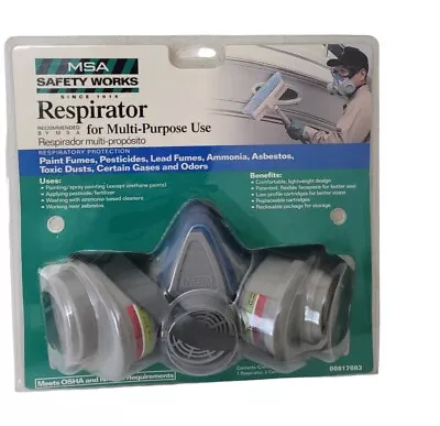 MSA Half-Mask Respirator NOS  • $45