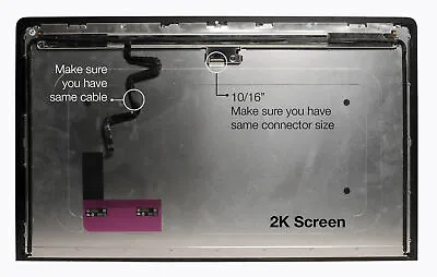 $504.70 • Buy For Apple IMac A1419 27  2K LCD Screen Display Glass Assembly Replacement +Kit