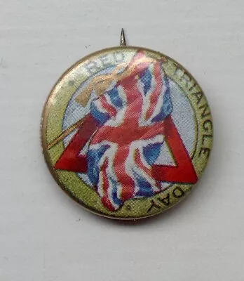 C1918 Red Triangle Day YMCA Badge #D1 • $10.50