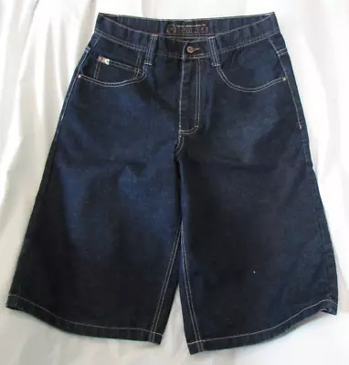 Men's  Southpole  SIze 34 (W34xL15.5) Dk Blue Baggy Fit  Denim Shorts • $25.99