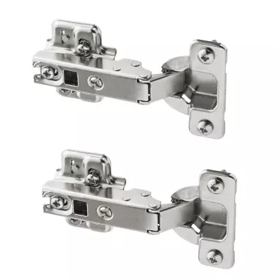 IKEA HJÄLPA Standard Hinge Soft Closing Cupboard Sideboard Door Hinge Set Of 2 • £14.96