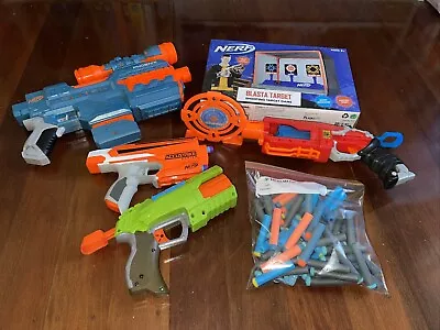 $59 • Buy 4 Nerf Guns With Electric Target