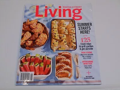 Martha Stewart Living Magazine June 2017 Summer Picnic Entertaining Corn Garden • $9.99