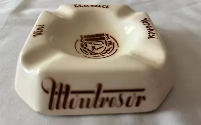 Vintage Ceramic Souvenir Ashtray MONTRESOR Vini Classici Veronesi Italy • $1.99