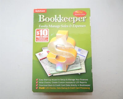 $16.99 • Buy MySoftware Bookkeeper Accounting & Payroll Software Open Box Or New READ!!
