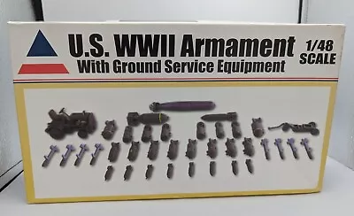 Academy/Accurate Miniatures 1/48 U.S. WWII Armament W/Ground Service Equipment • $18.49