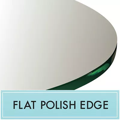 $151.95 • Buy Clear Tempered Glass Table Top 38  Round 1/4  Thick Flat Polish Edge