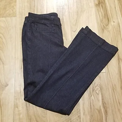 Ann Taylor Loft Modern Blue Jeans Size 2p Low Rise Dark Wash Stretch Denim 30x30 • $24.88