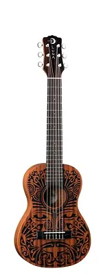 Luna UKE TRIBAL 6 Ukulele 6 String Natural • $119