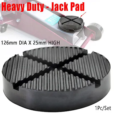 £6.59 • Buy Large Rubber Pad Rubber Block Hydraulic Ramp Jacking Pads Trolley Jack Adapter